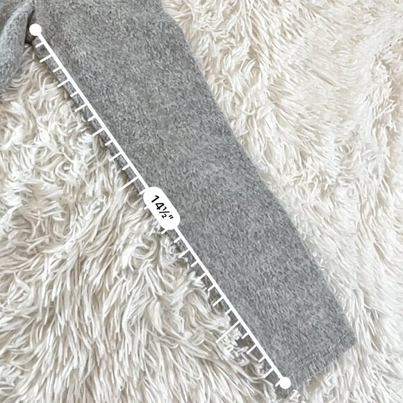 Colortro Girls Grey Soft Candy Cane Sweater Size L 14/16 - Picture 8 of 9